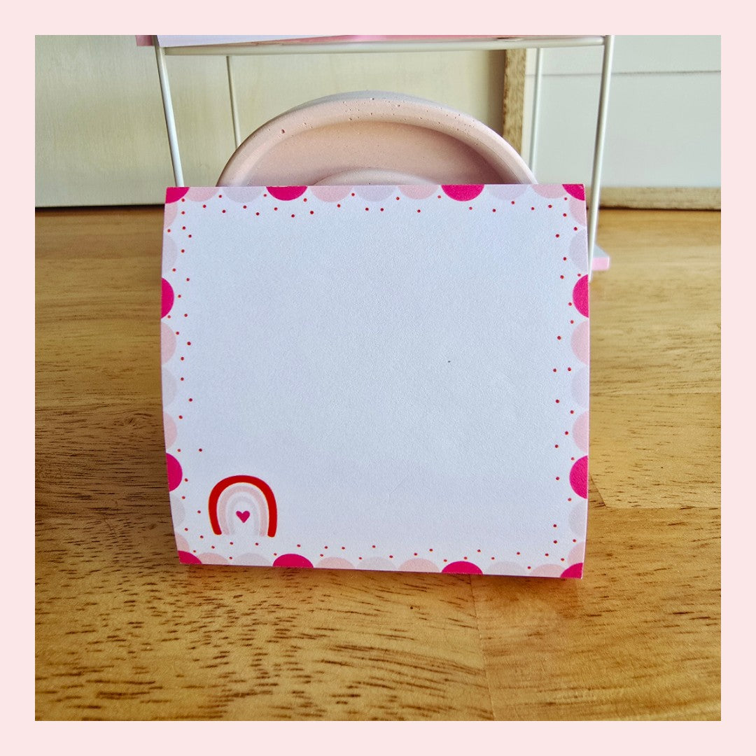 Rainbow Sticky Note Pad