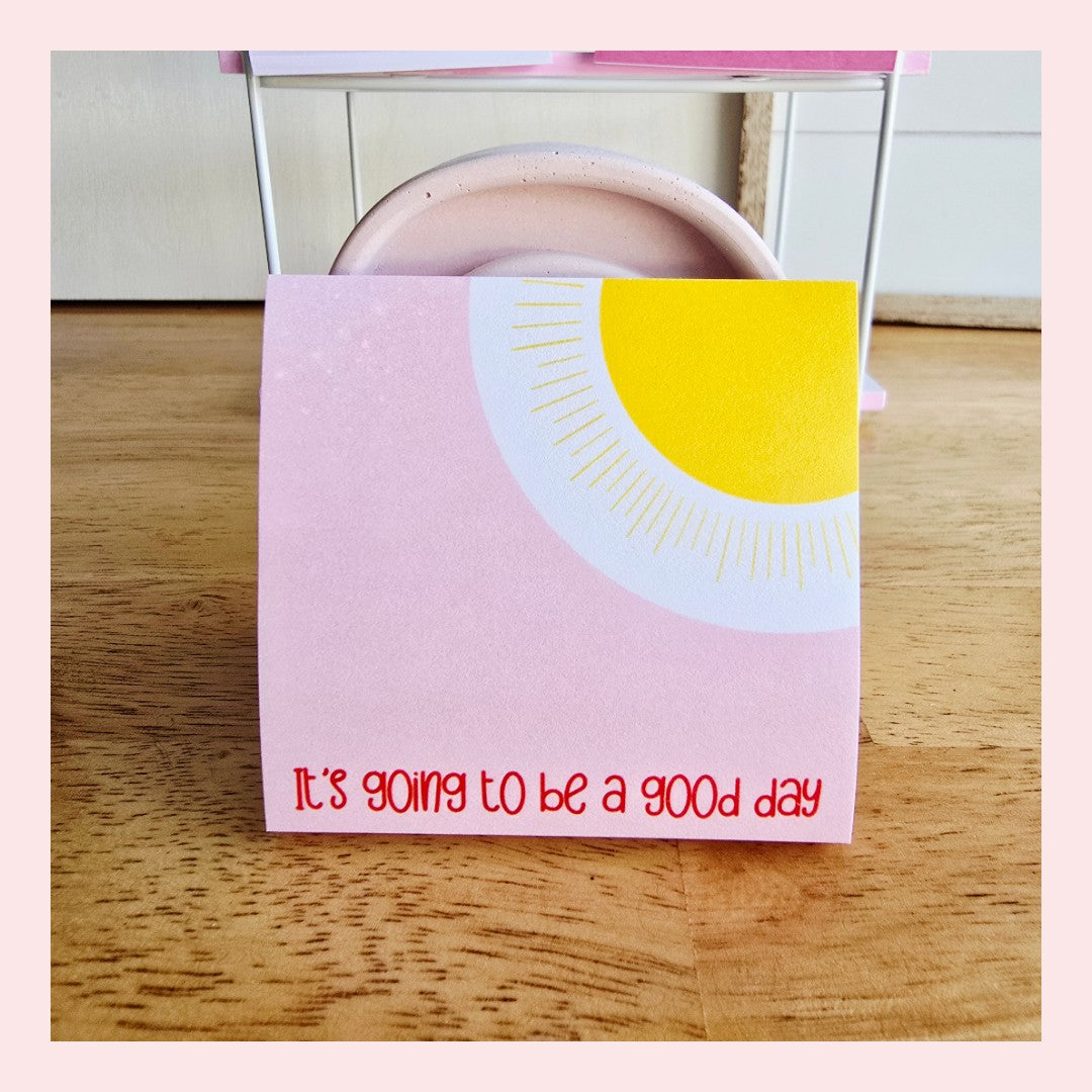 Sun Sticky Note Pad
